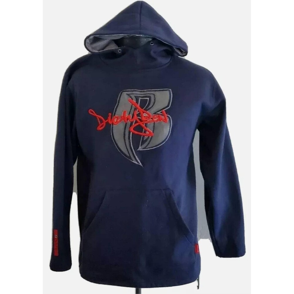 Vintage Ruff Ryders DMX Dirty Denim Hoodie Size Medium